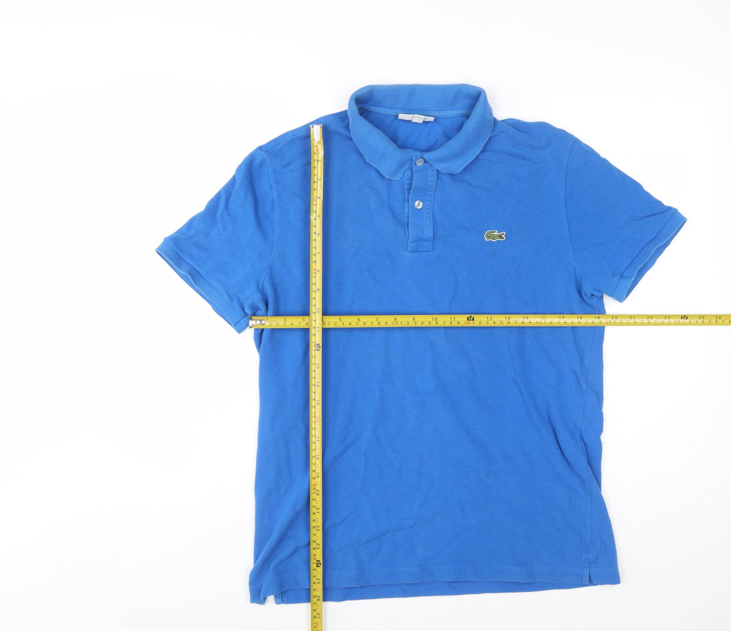 Lacoste Men's Blue Slim Fit Cotton Polo Shirt Size XL