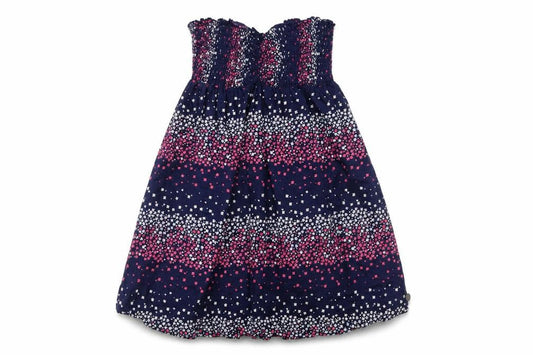 SoulCal Deluxe Women's Blue Floral Strapless Cotton Camisole Top Size 8