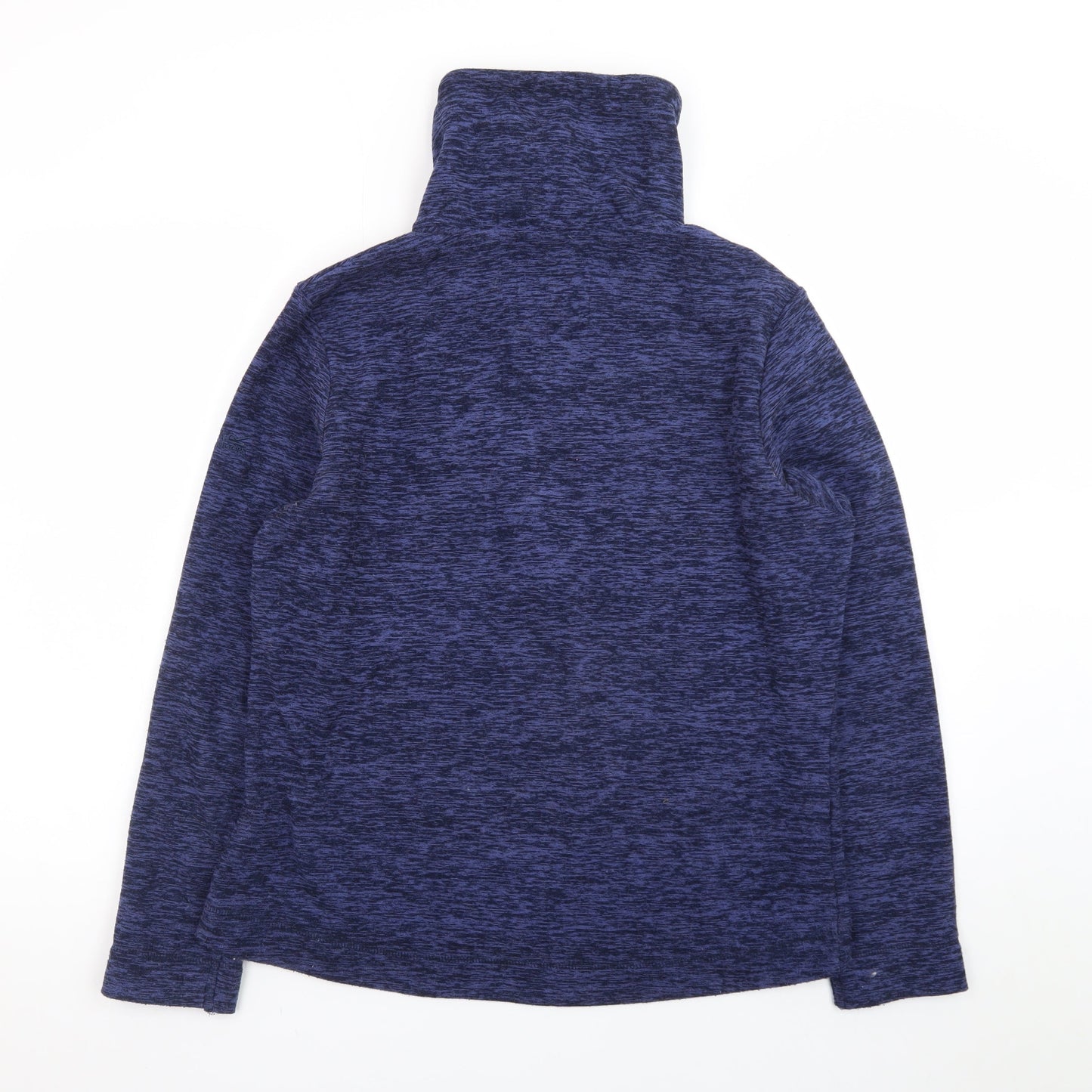 Regatta Womens Blue Soft Shell Fleece Zip Jacket Size 14