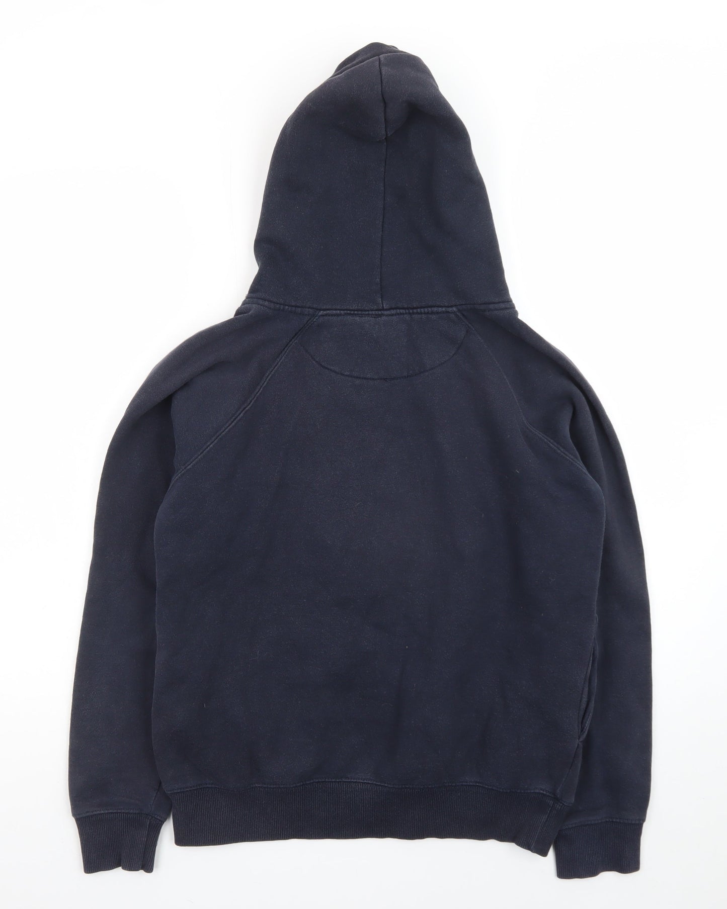 Hager Vor Men’s Blue Pullover Hoodie Medium Fleece Logo Regular Fit