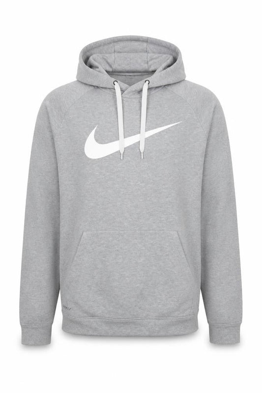 Nike Men's Grey Dri-Fit Pullover Hoodie Size L Sportswear