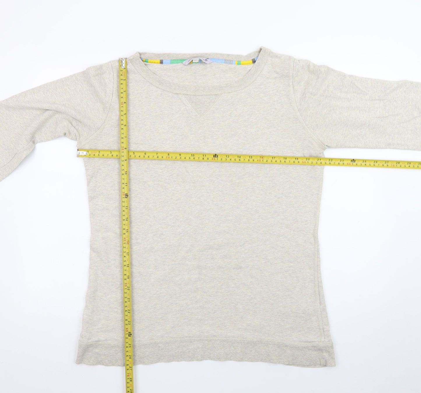 Rule The Water Women’s Beige Cotton Pullover Jumper Size 16