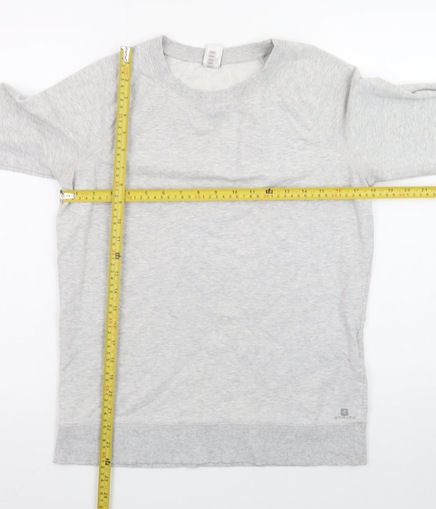Decathlon Womens Grey Long Sleeve Pullover Sweatshirt L