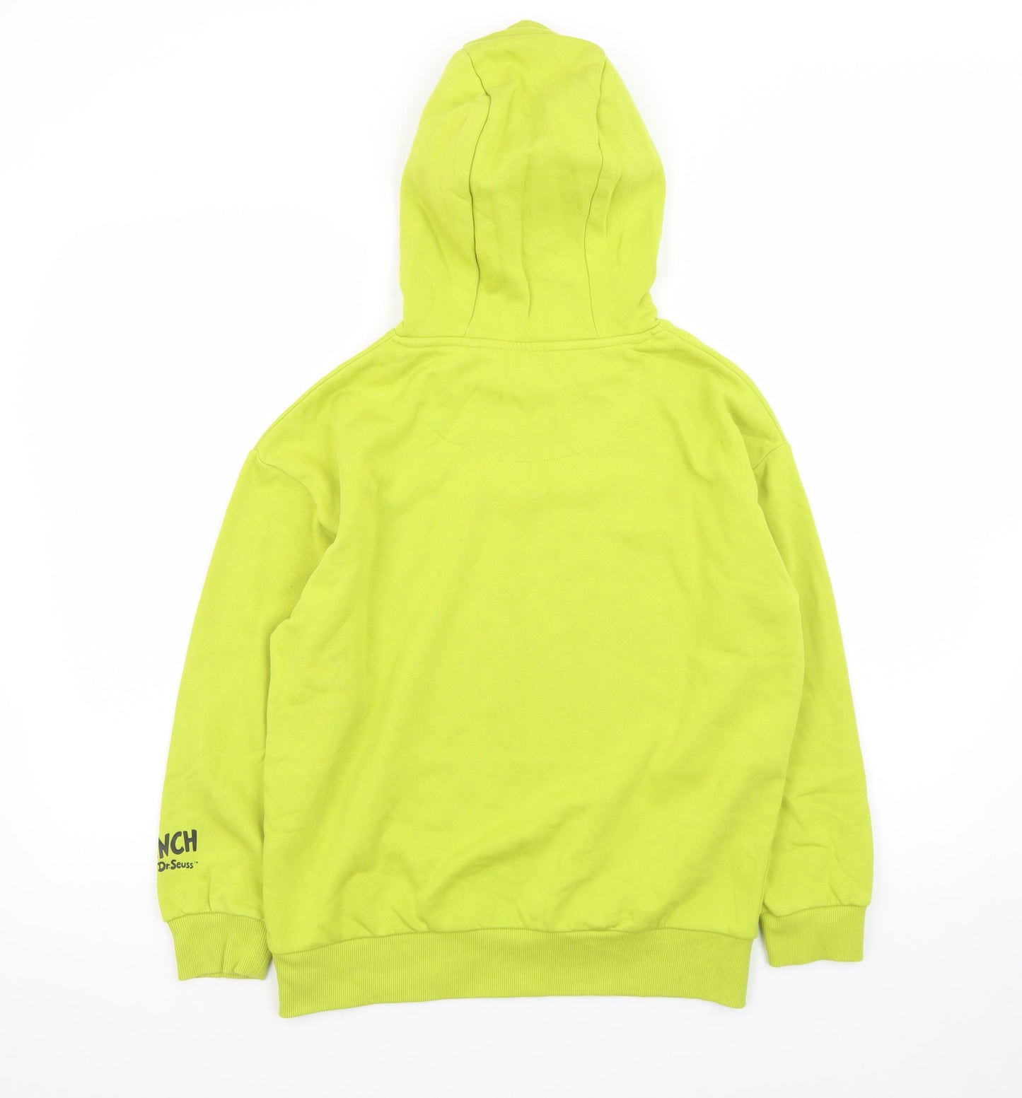 The Grinch Boys Green Hoodie 10-11 Years Pullover Christmas Graphic Print