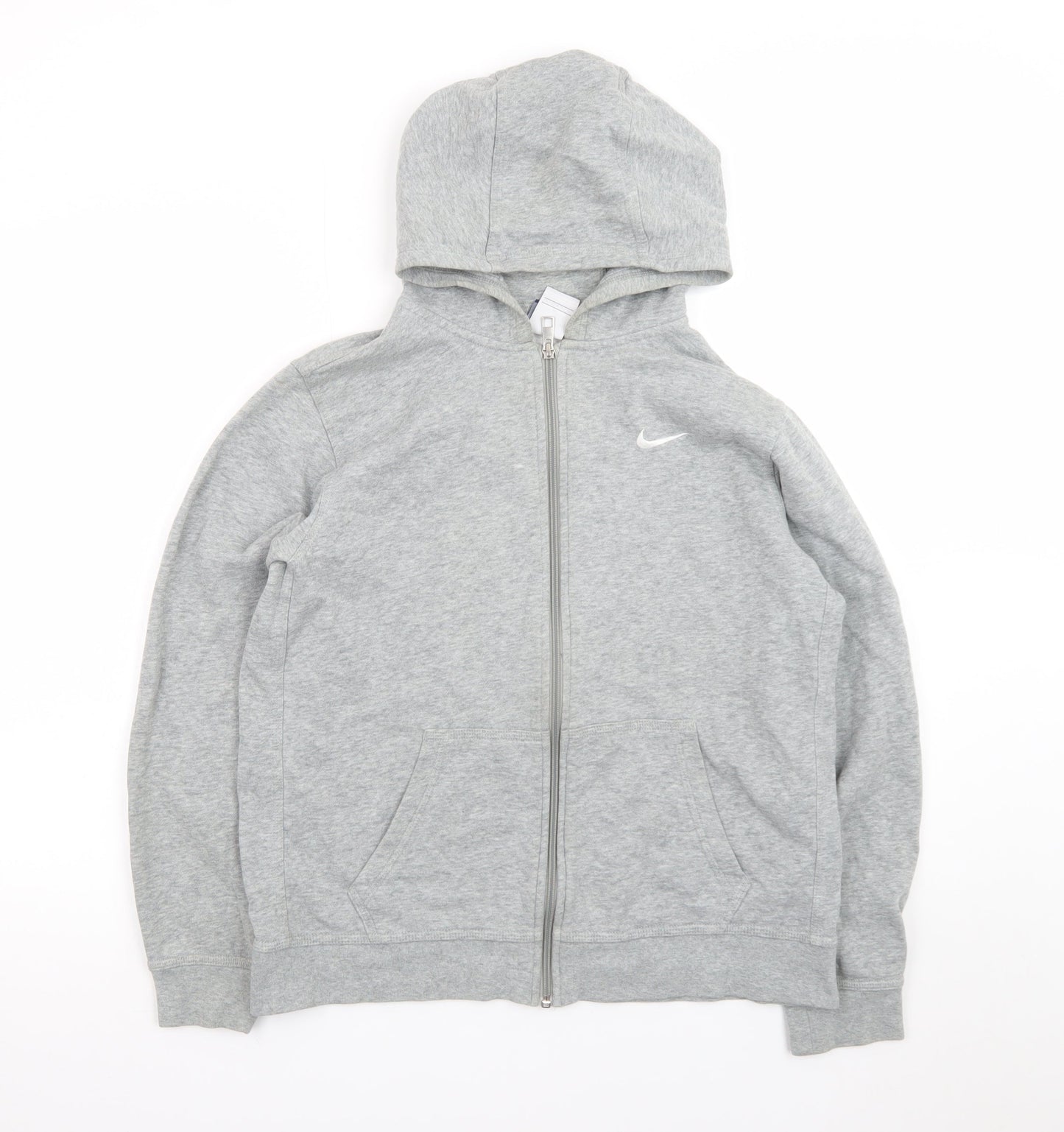 Nike Teens Grey Full Zip Hoodie XL Regular Fit