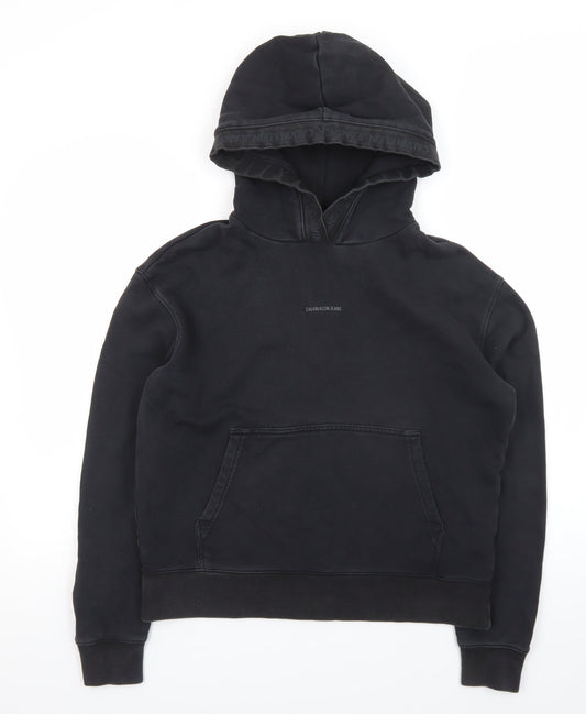 Calvin Klein Jeans Men's Black L Pullover Hoodie with Logo