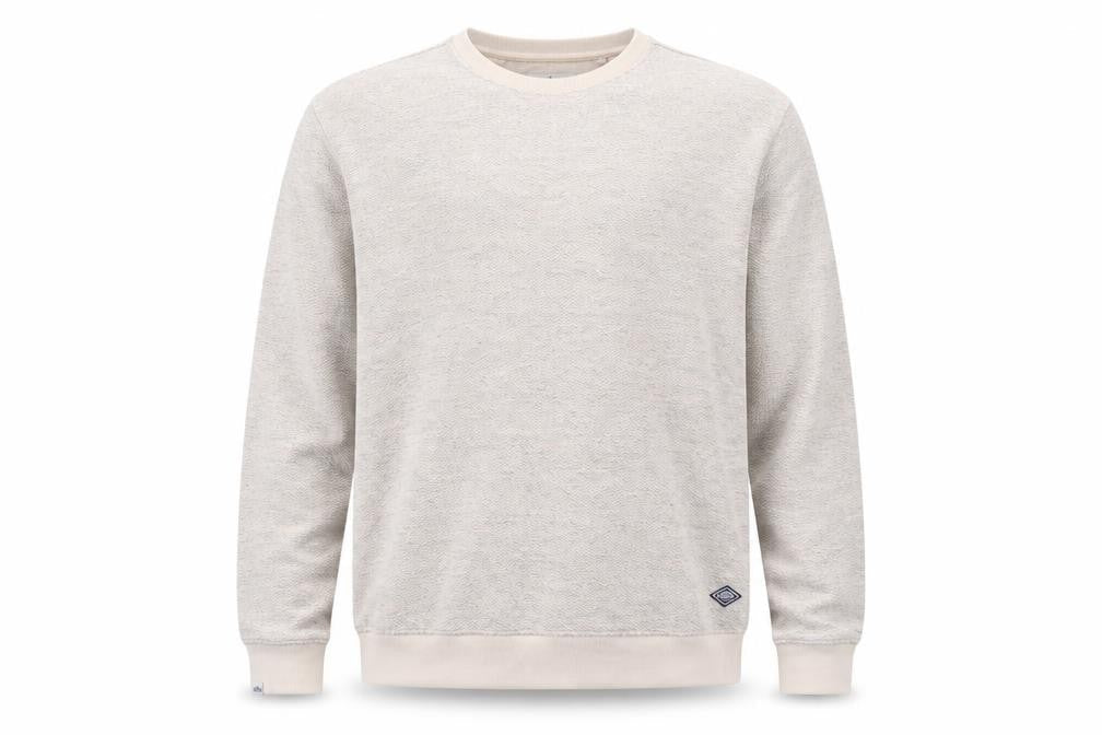 Union Works Men Beige 2XL Pullover Sweatshirt Classic Knit