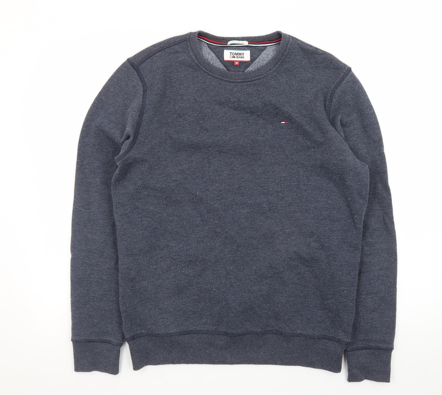 Tommy Jeans Men's Blue Regular Fit Crew Neck Sweatshirt M
