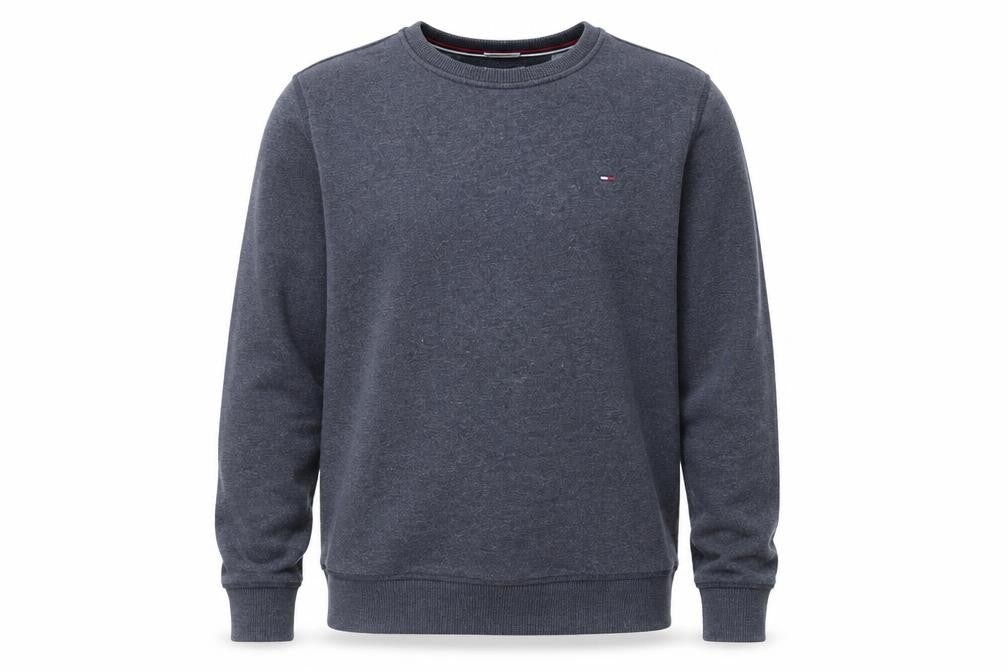 Tommy Jeans Men's Blue Regular Fit Crew Neck Sweatshirt M