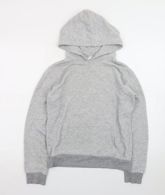 Cache Cache Womens Grey Pullover Hoodie Small Casual Lightweight