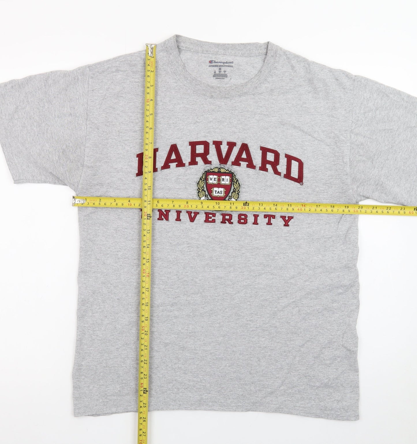 Champion Men’s Grey Harvard University Graphic T-Shirt Size M