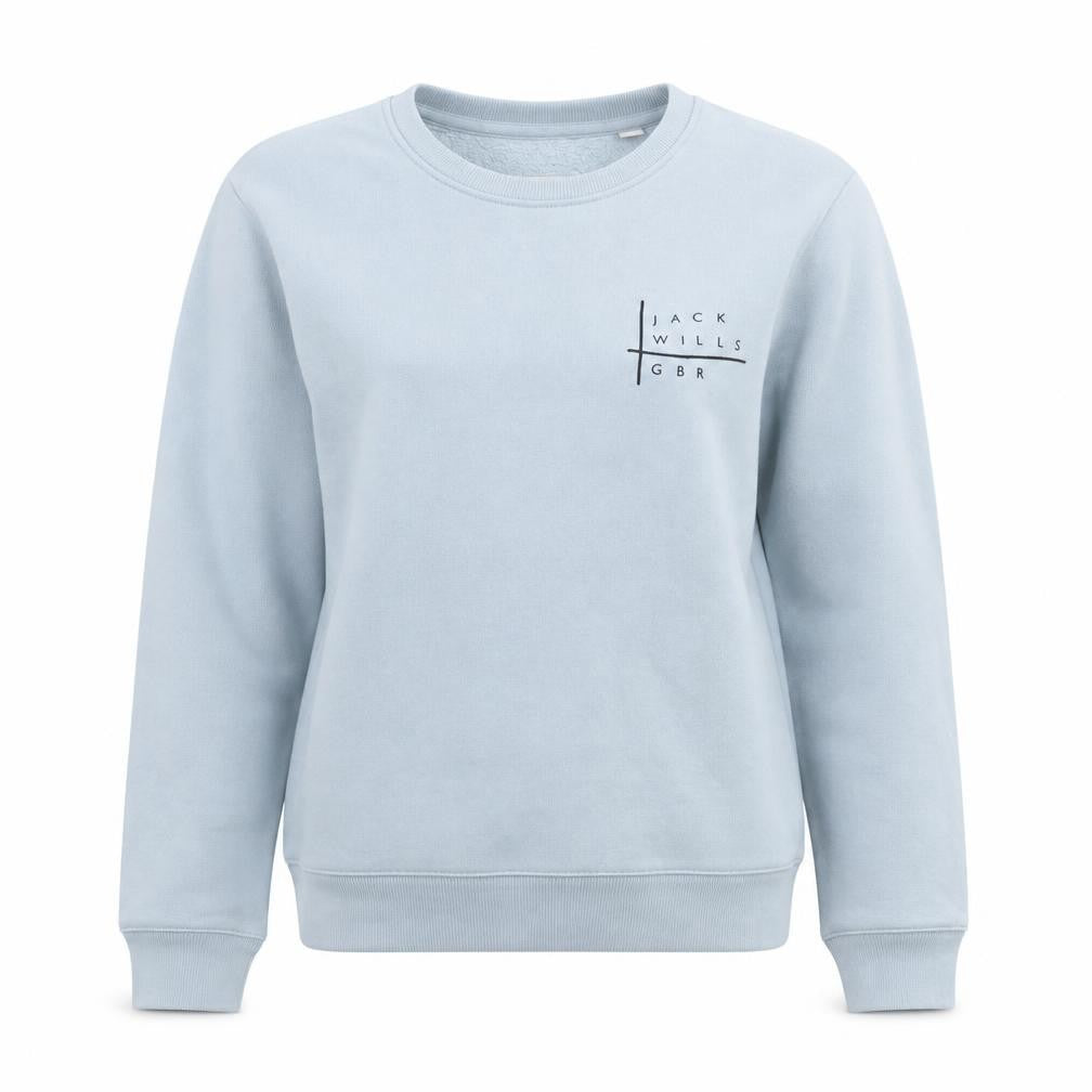 Jack Wills Women Blue XS Crew Neck Pullover Sweatshirt
