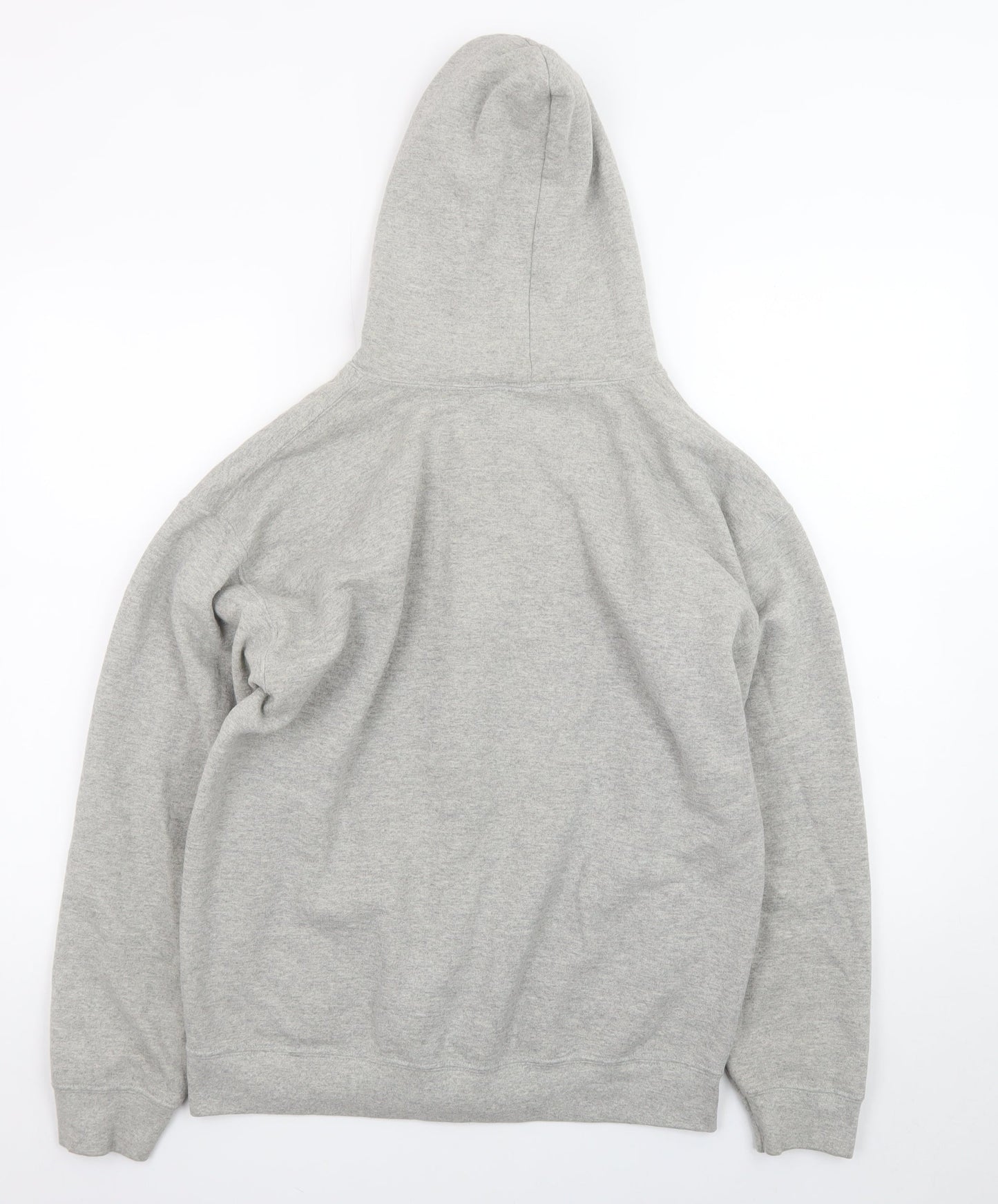 iets frans... Men's Grey Full Zip Hoodie Size S Fleece Cotton Blend
