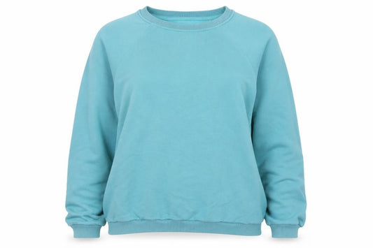 Jigsaw Women Blue Pullover Sweatshirt S/M Casual Crew Neck
