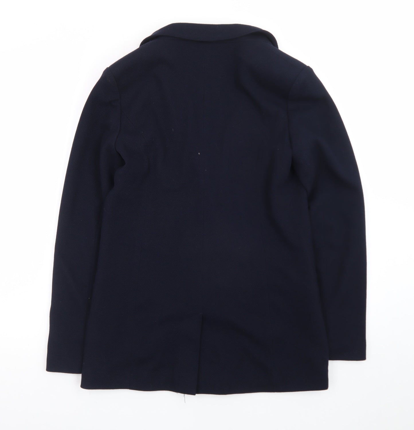 Oasis Women's Navy Blazer Jacket Size 8 Single-Breasted Lined Workwear