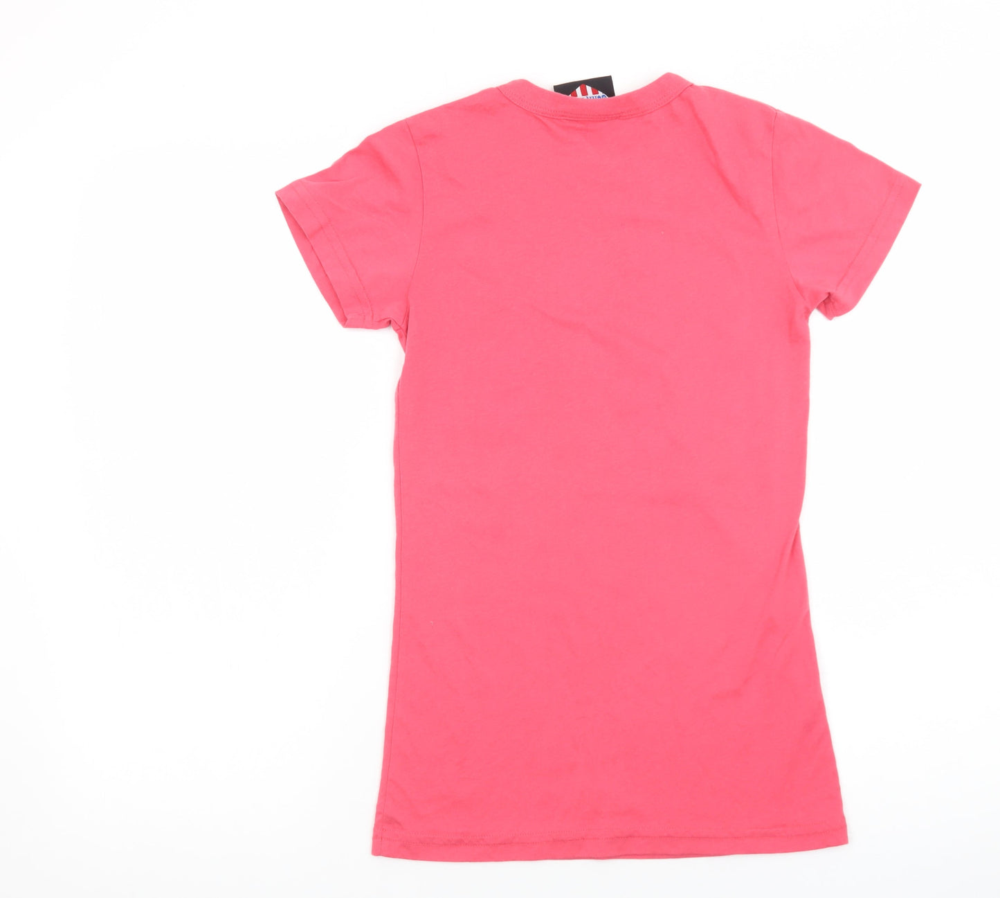 Junk Food Womens Pink Cat in the Hat Graphic T-Shirt Size S