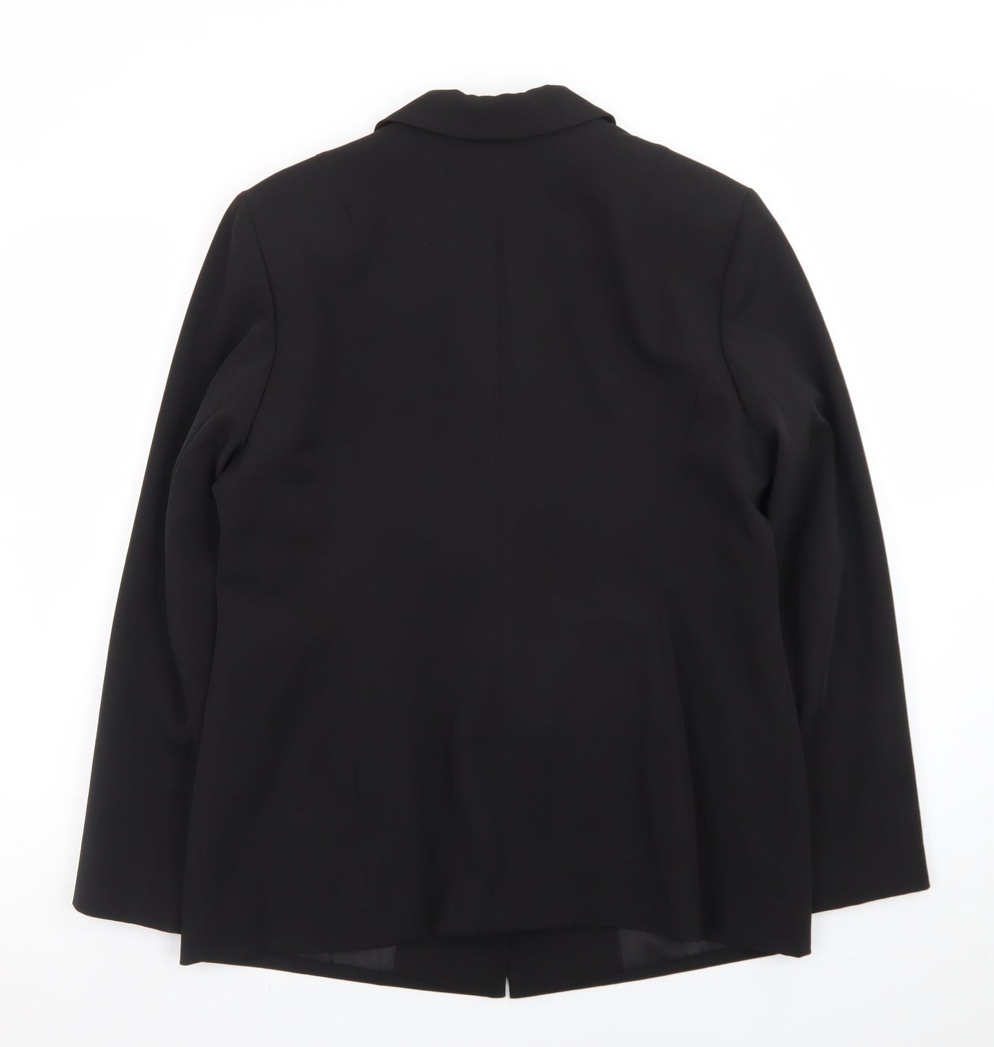 Fair Lady Women's Black Size 16 Single-Breasted Blazer