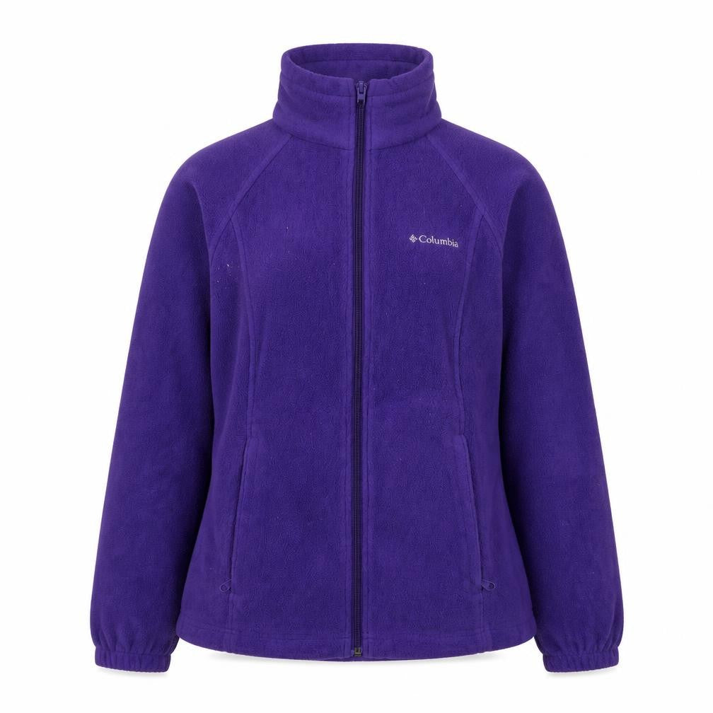 Columbia Women's Purple Fleece Full Zip Jacket Size S