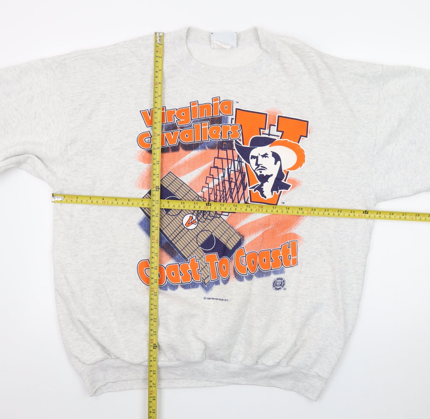 Lee Womens Grey Virginia Cavaliers Graphic Pullover Sweatshirt XL
