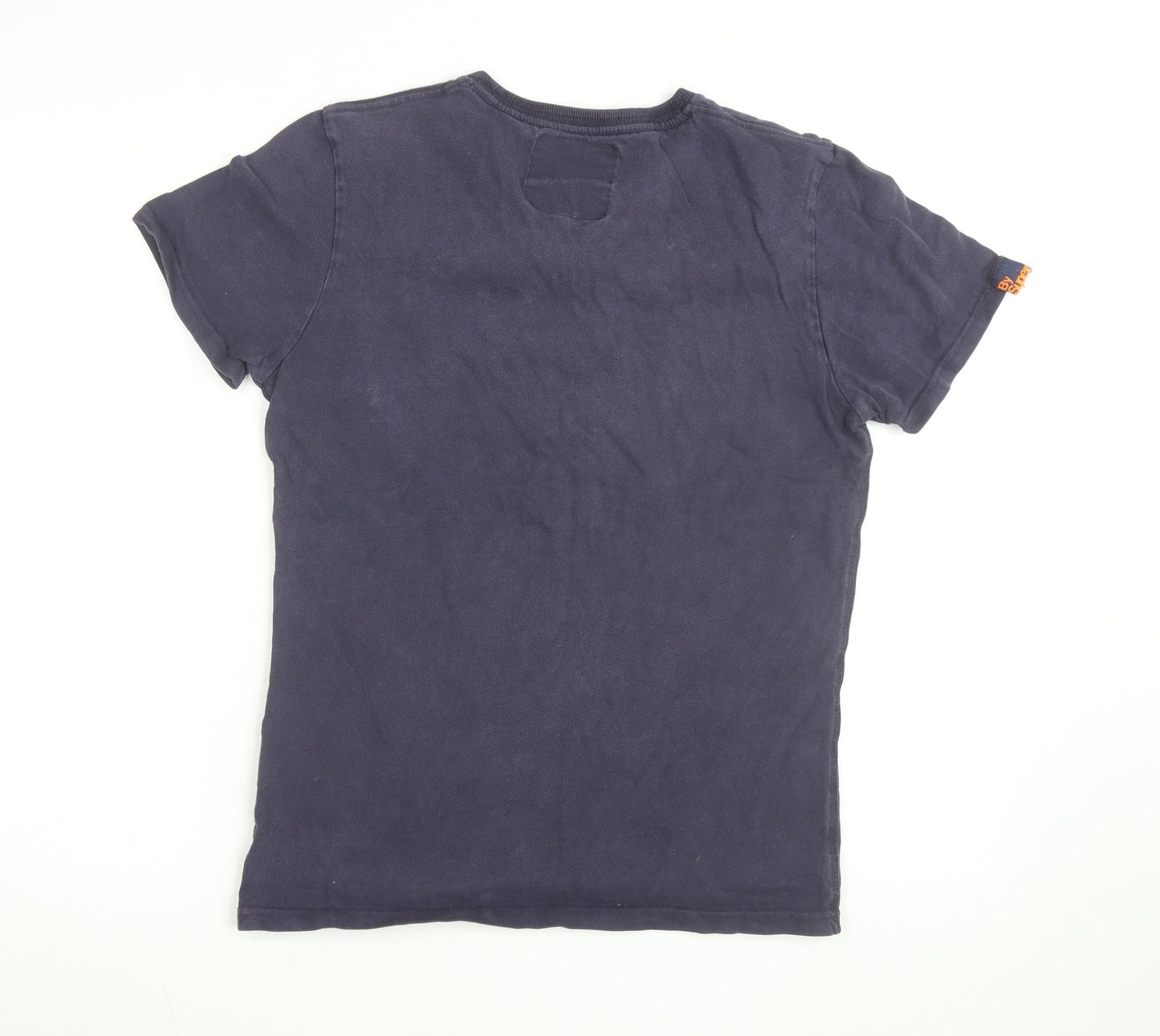 Superdry Men's Blue Vintage Graphic Print Short Sleeve Cotton T-Shirt M
