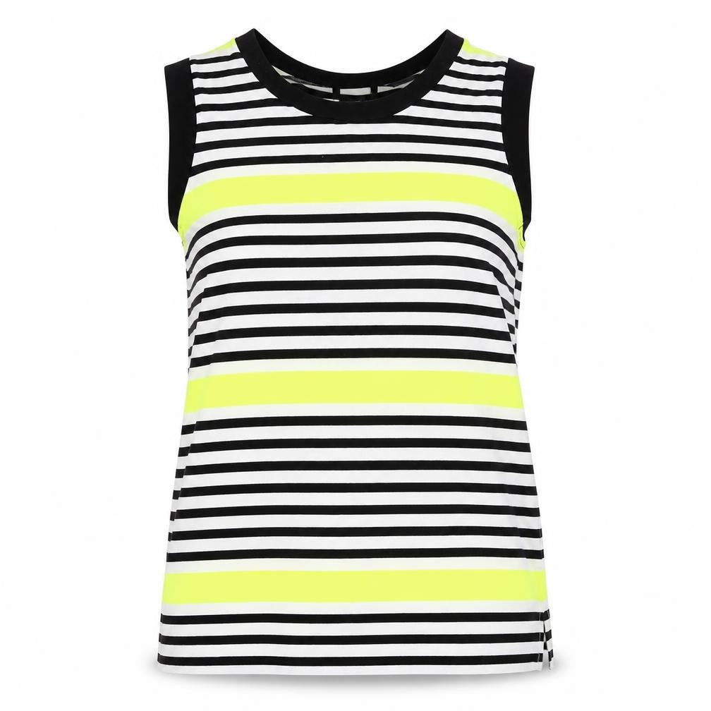 Dorothy Perkins Women's Multicoloured Striped Sleeveless Blouse Size 10