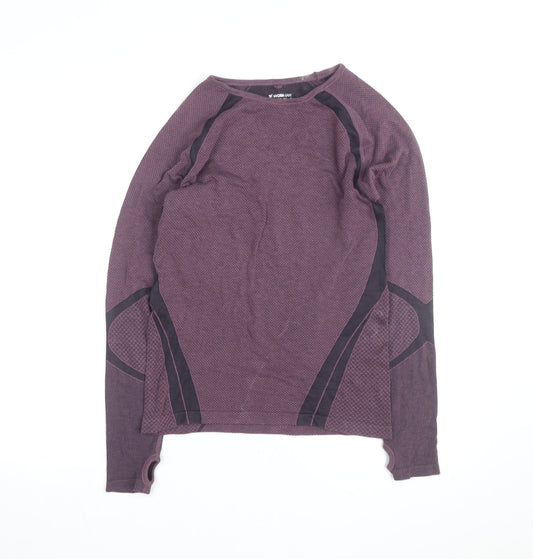 Primark Women Purple Long Sleeve Workout Top Size 16