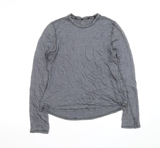 Marks and Spencer Goodmove Women's Grey Long Sleeve Activewear Top Size 12