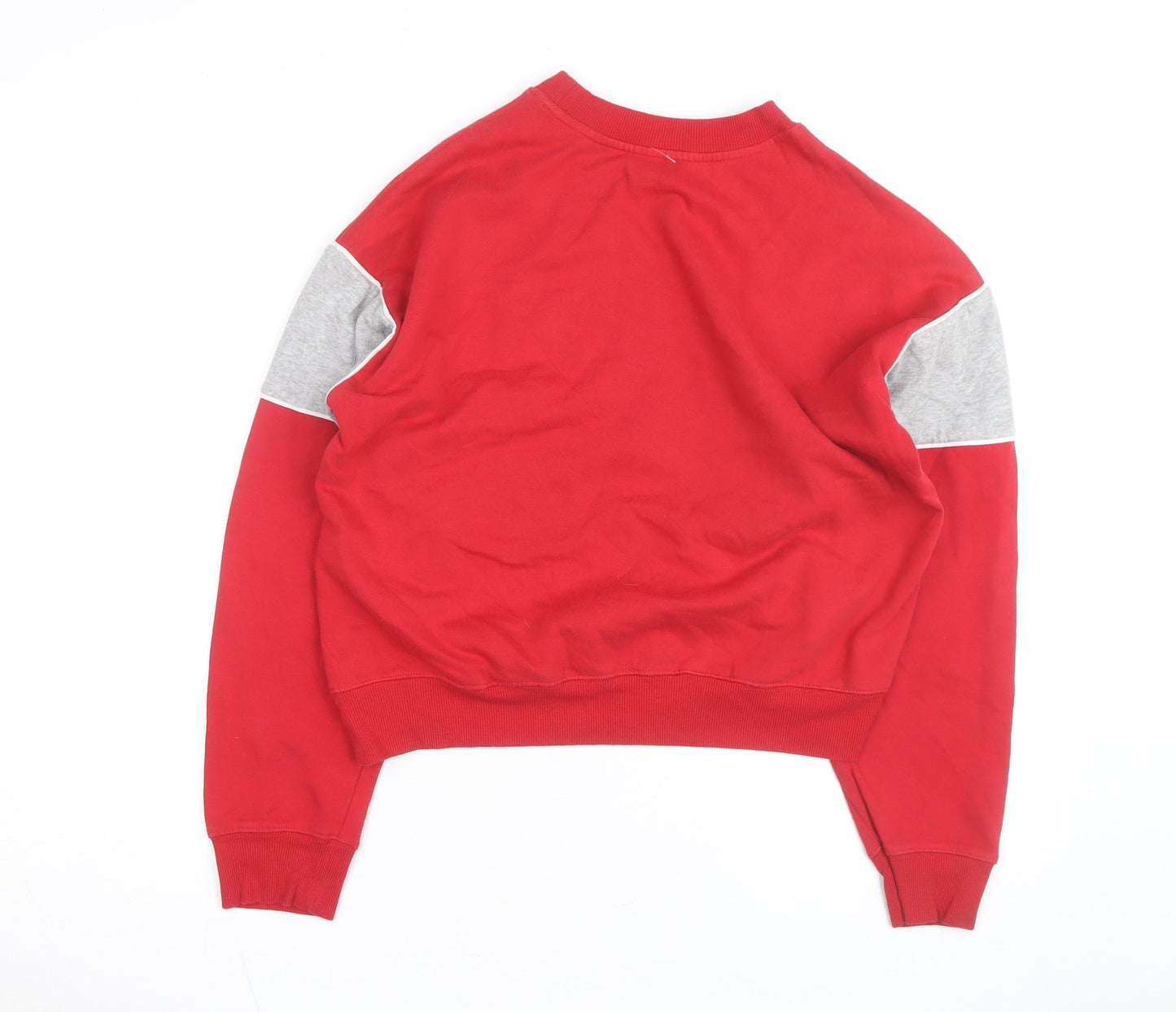 Coca-Cola Unisex Adults Red Crew Neck Pullover Sweatshirt Size S