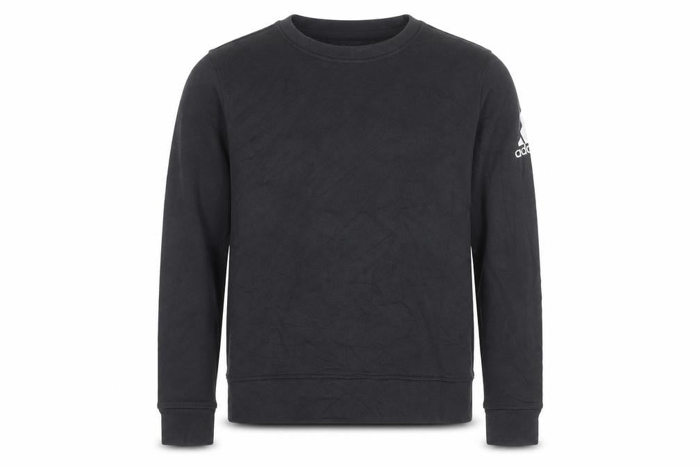 Adidas Teens Black 164 Pullover Crew Neck Sweatshirt