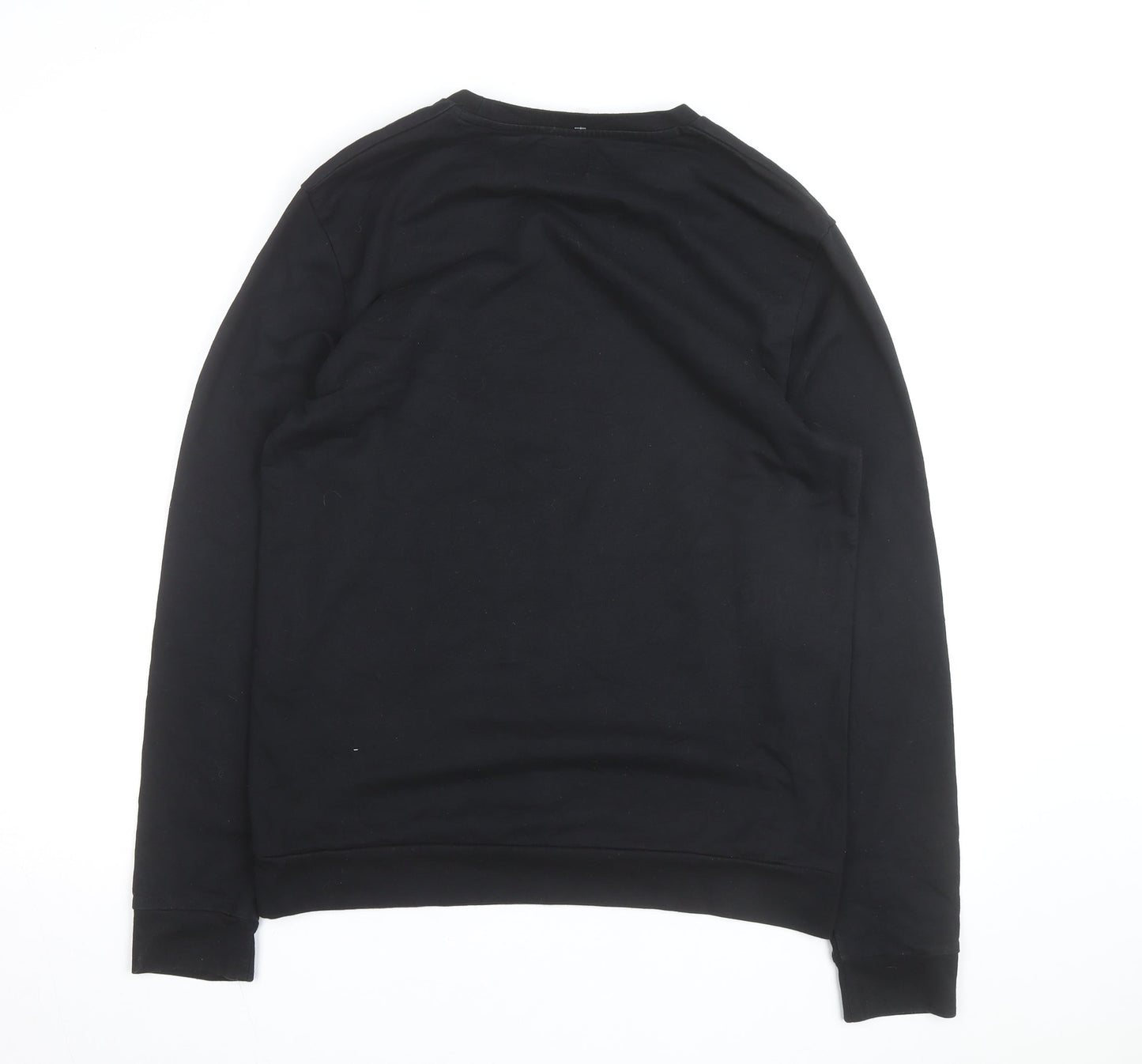 Only & Sons Men’s Black Graphic Dog Print Pullover Sweatshirt Size L
