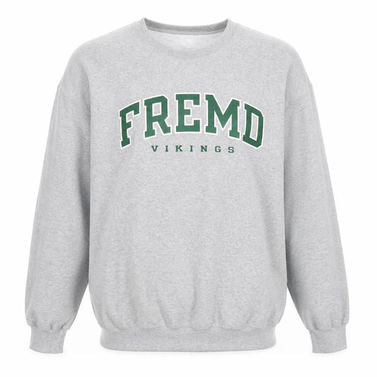 Champion Mens Grey XL Fremd Vikings Graphic Pullover Sweatshirt