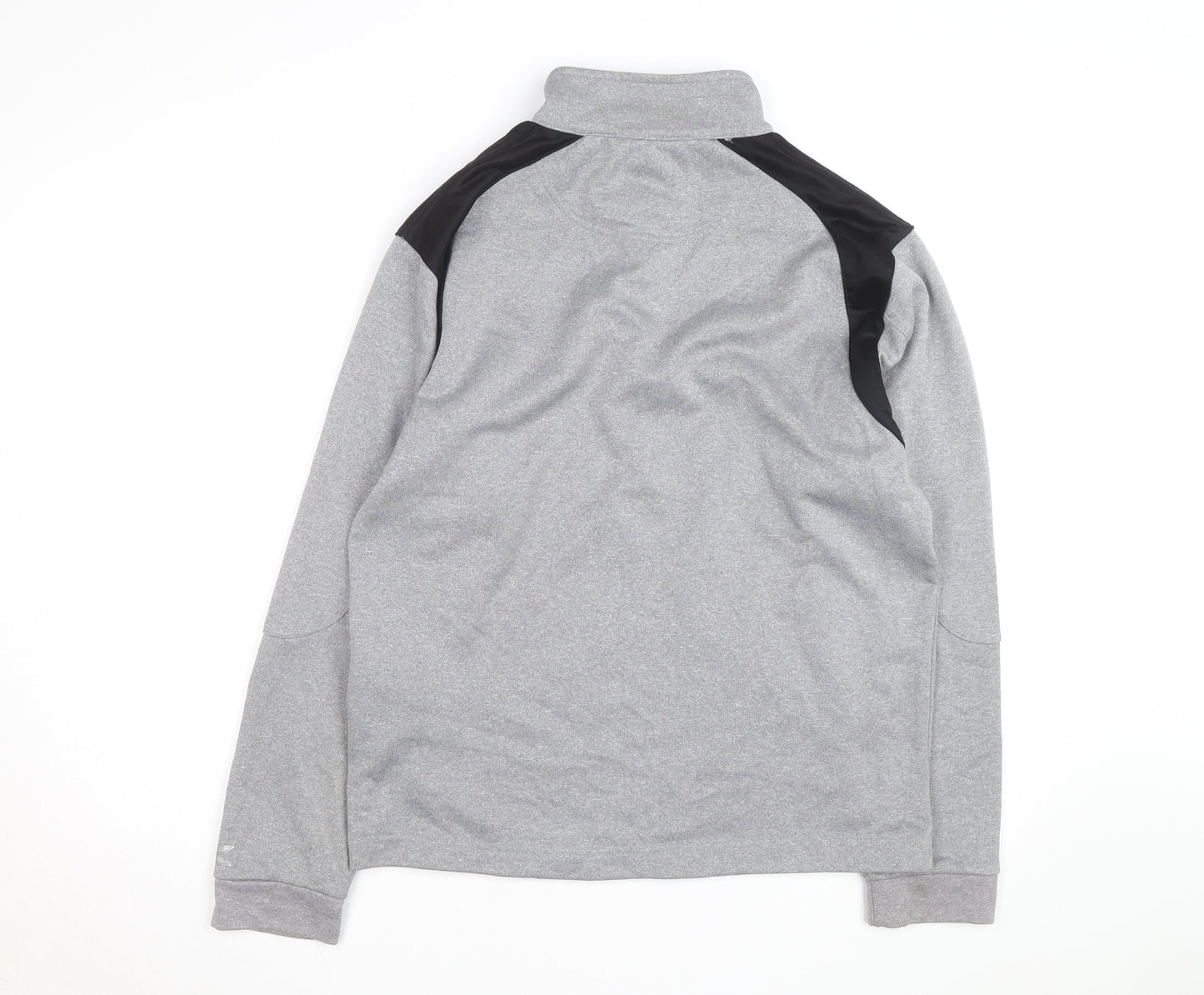 Colosseum Athletics Men's Grey 1/4 Zip Iowa Pullover Sweatshirt L