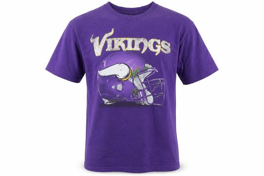 Reebok Men's Purple Minnesota Vikings Graphic T-Shirt Size L