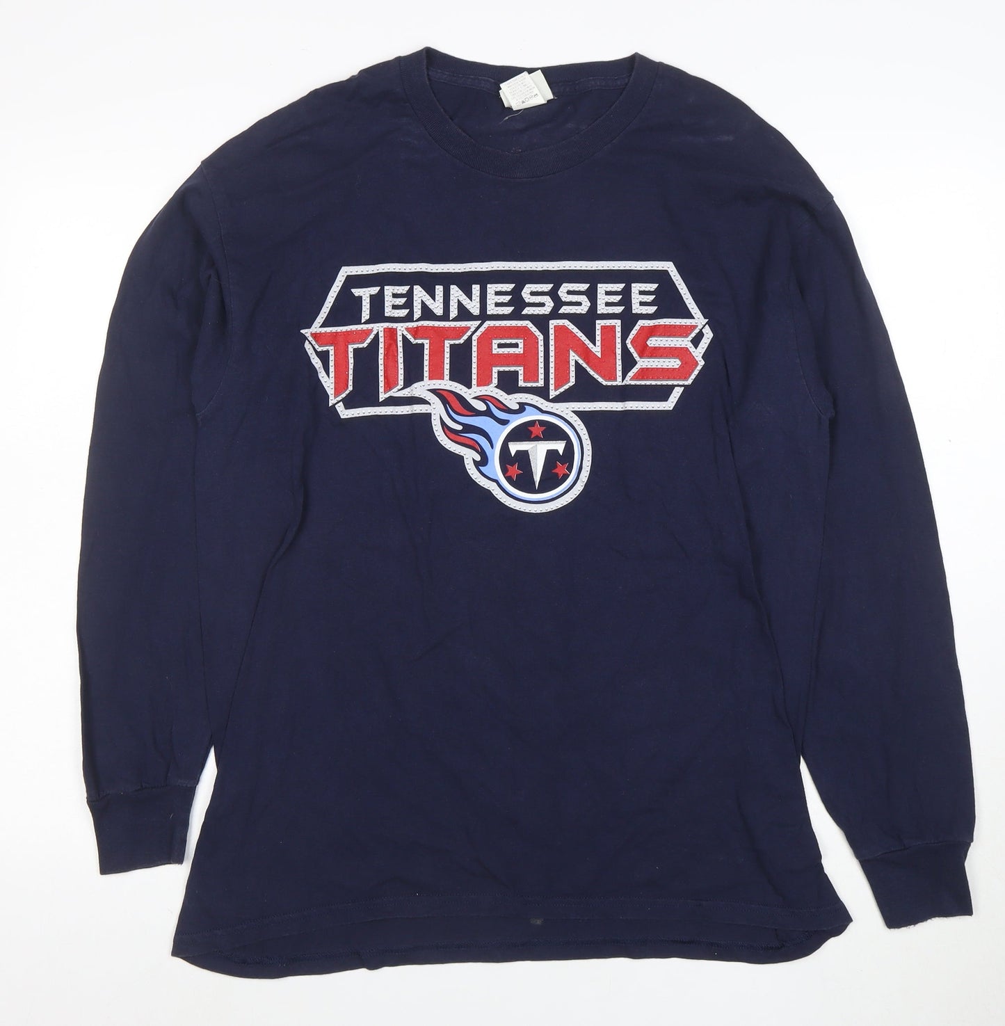 Lee Sport Men's Navy Tennessee Titans Long Sleeve T-Shirt Size L