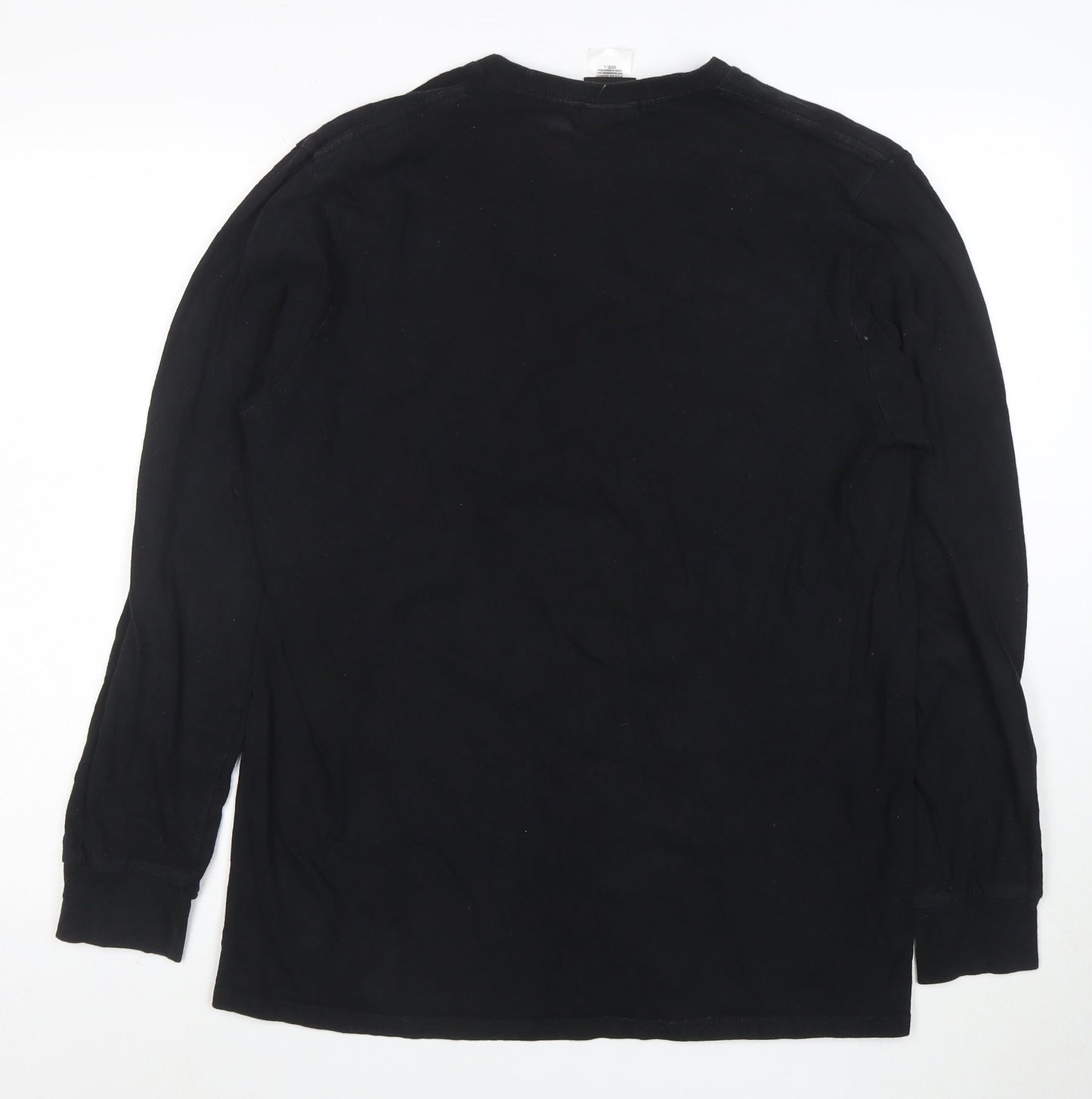 Harley-Davidson Men's Black Long Sleeve Cotton T-Shirt Size L