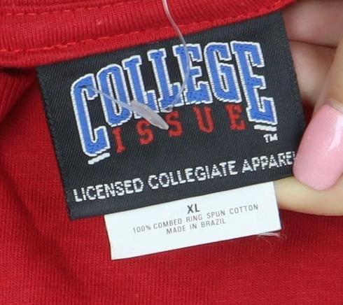 College Issue Men’s Red XL Long Sleeve Ohio State Buckeyes T-Shirt