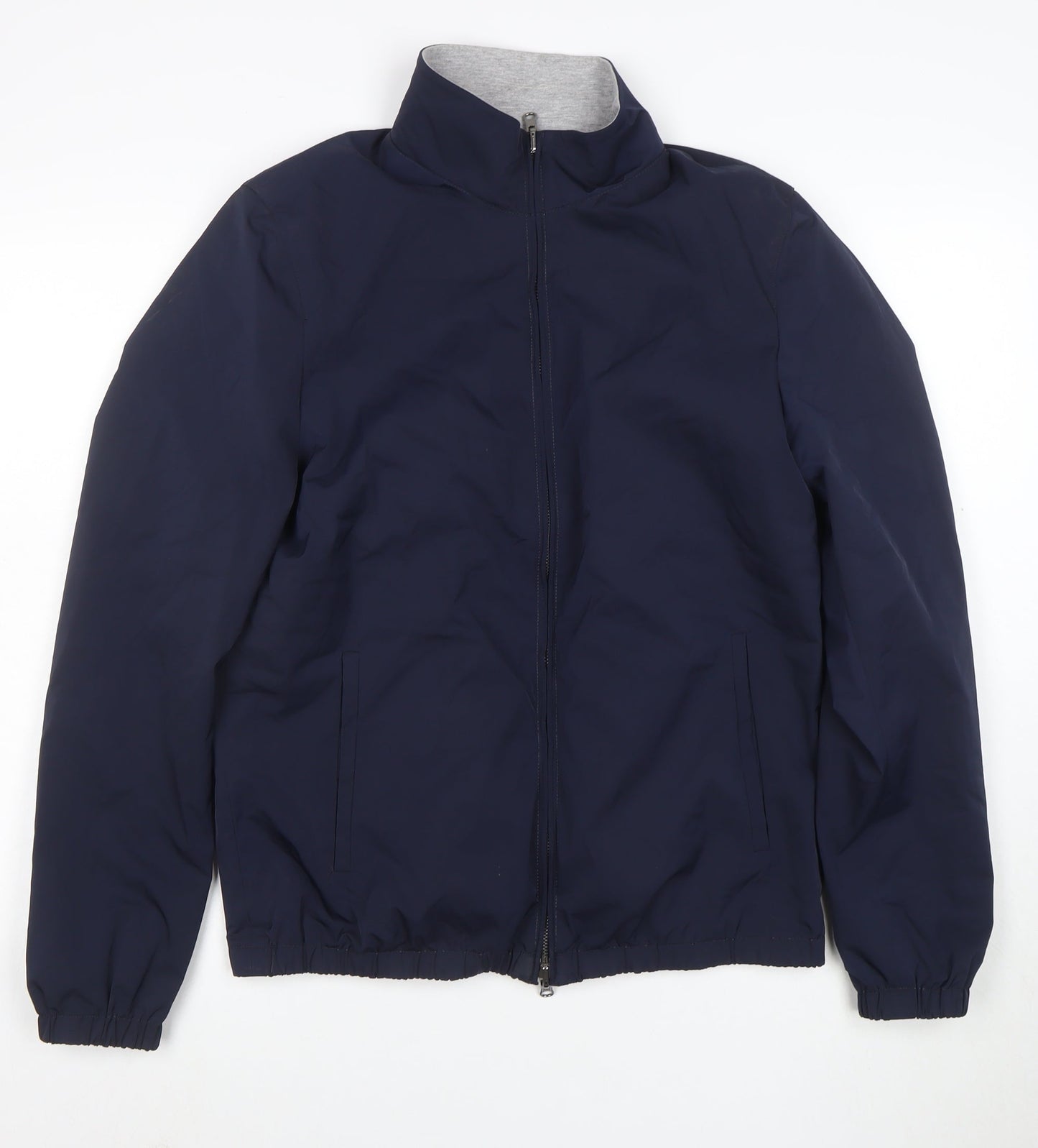 Loro Piana Men's Blue Wool Softshell Jacket Size S