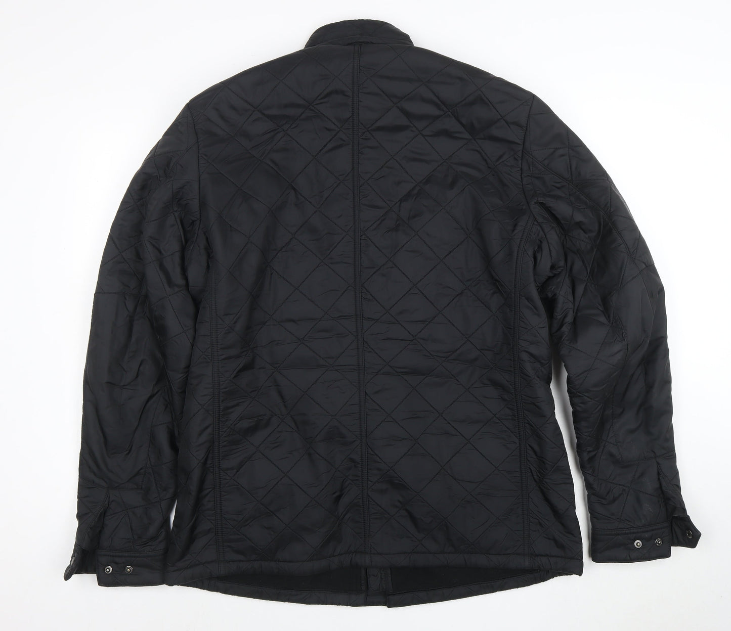 Barbour International Men’s Black XL Quilted Motorcycle Jacket