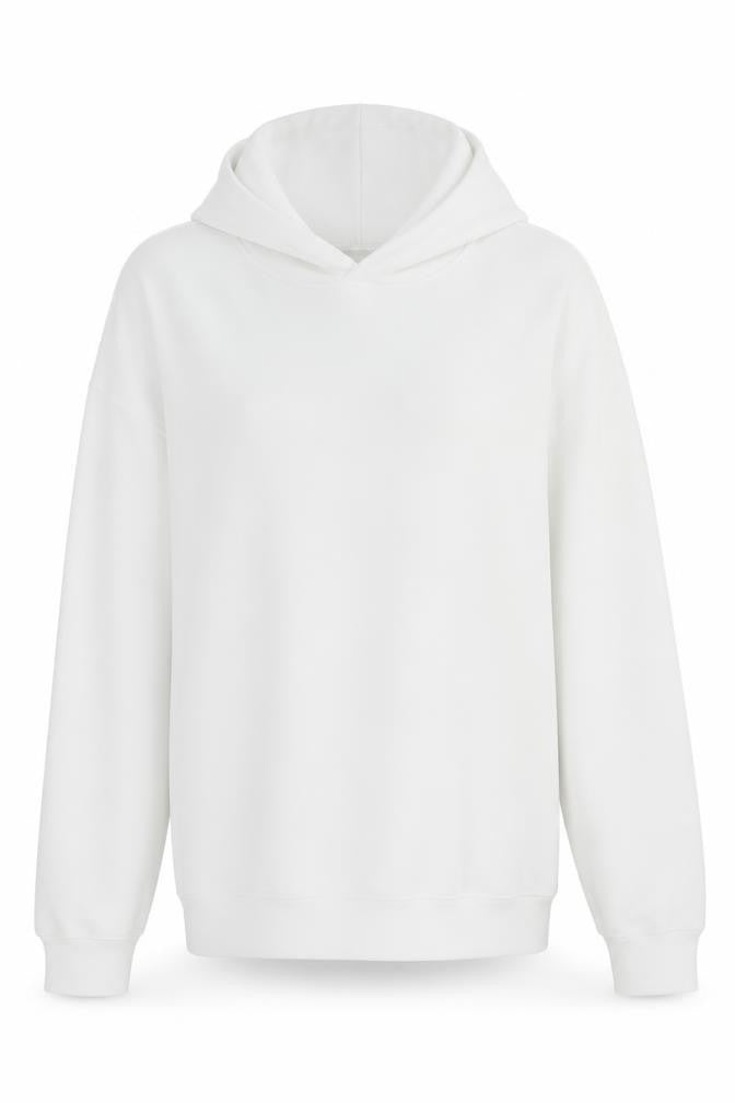 Disney Women White Hoodie Mickey & Friends M 12/14 Pullover