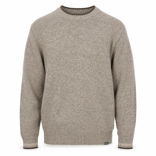 Eddie Bauer Men’s Beige Cotton Crew Neck Pullover Jumper 2XL