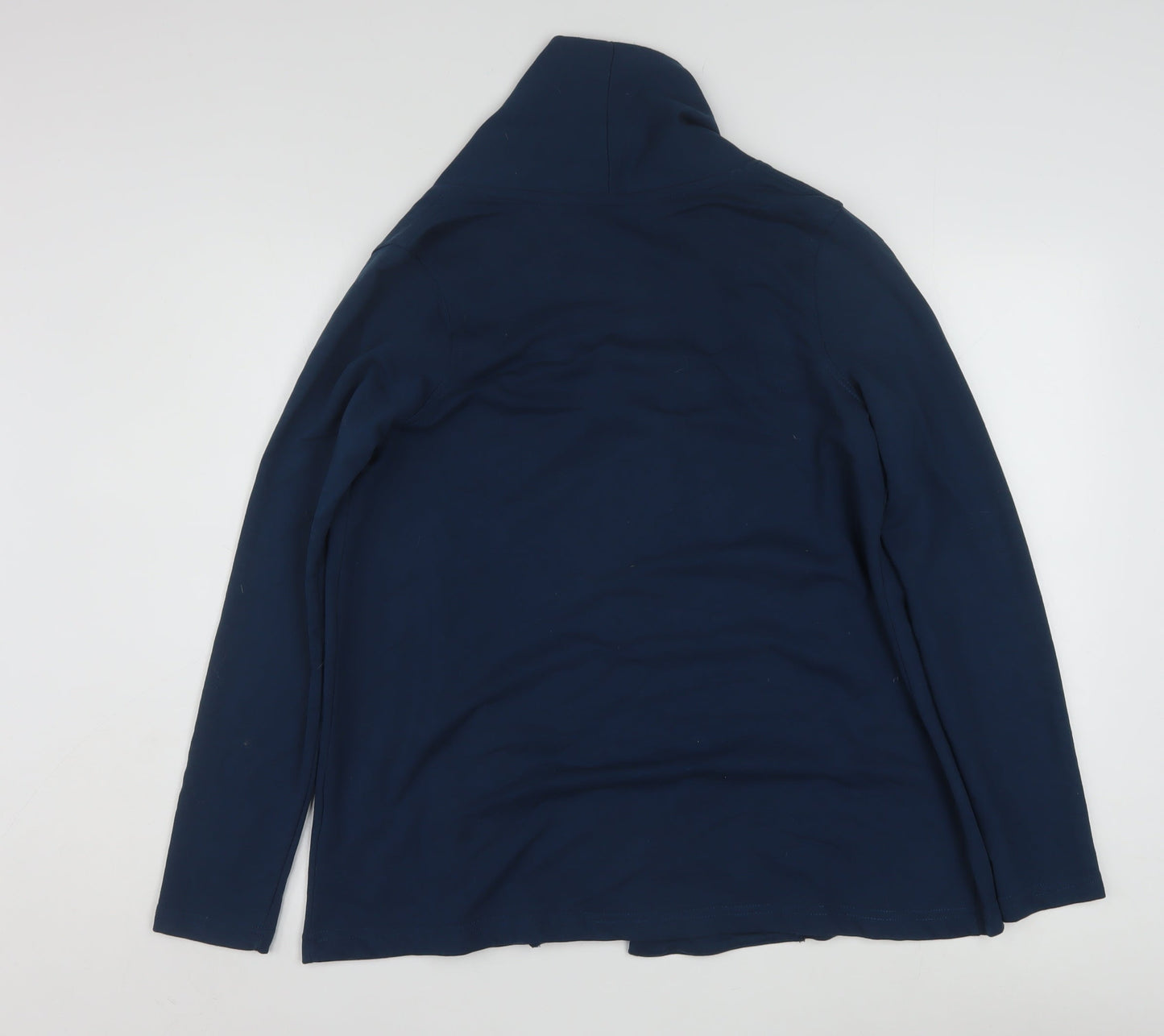 Mountain Warehouse Women's Blue Cotton Blend Long Sleeve Cardigan Size 10
