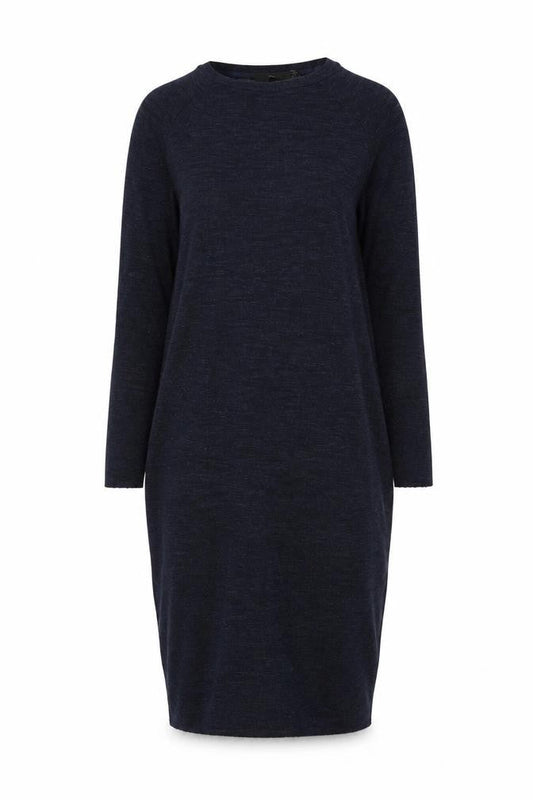 Zara Women Black Knit Bodycon Midi Dress Size S Long Sleeve