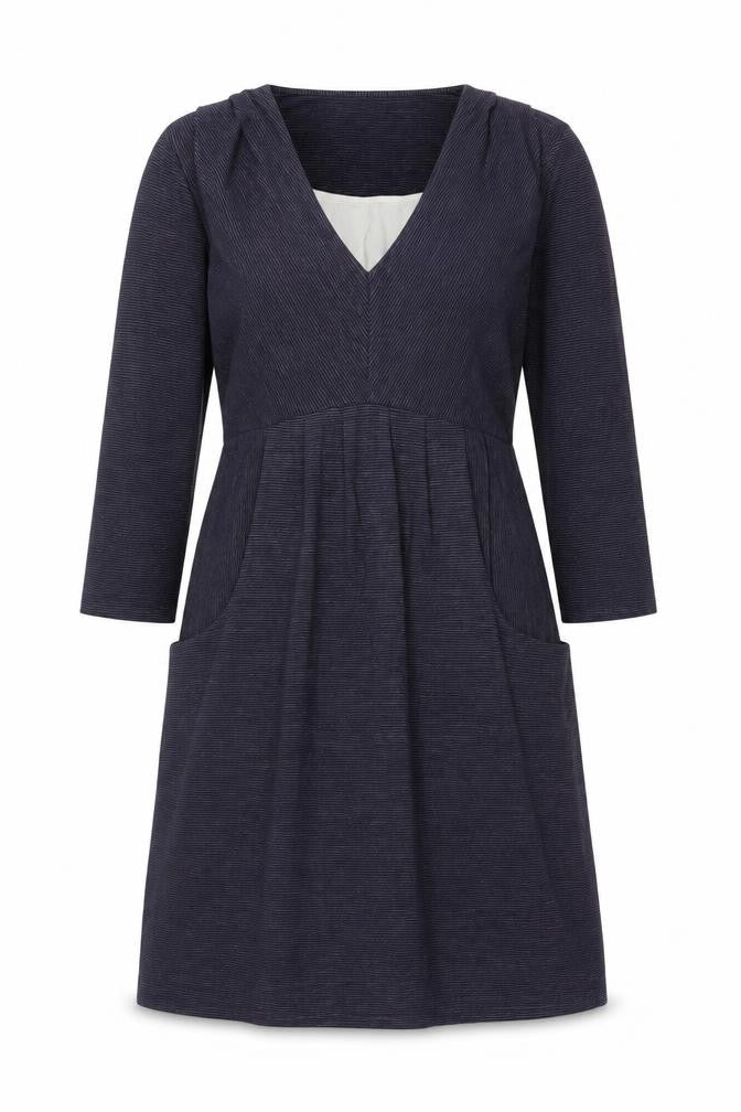 Kaliko Women's Blue Knee Length A-Line Dress Size 10