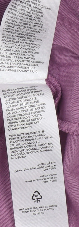 Simply Be Women’s Purple Long Sleeve Cotton Roll Neck Top Size 12