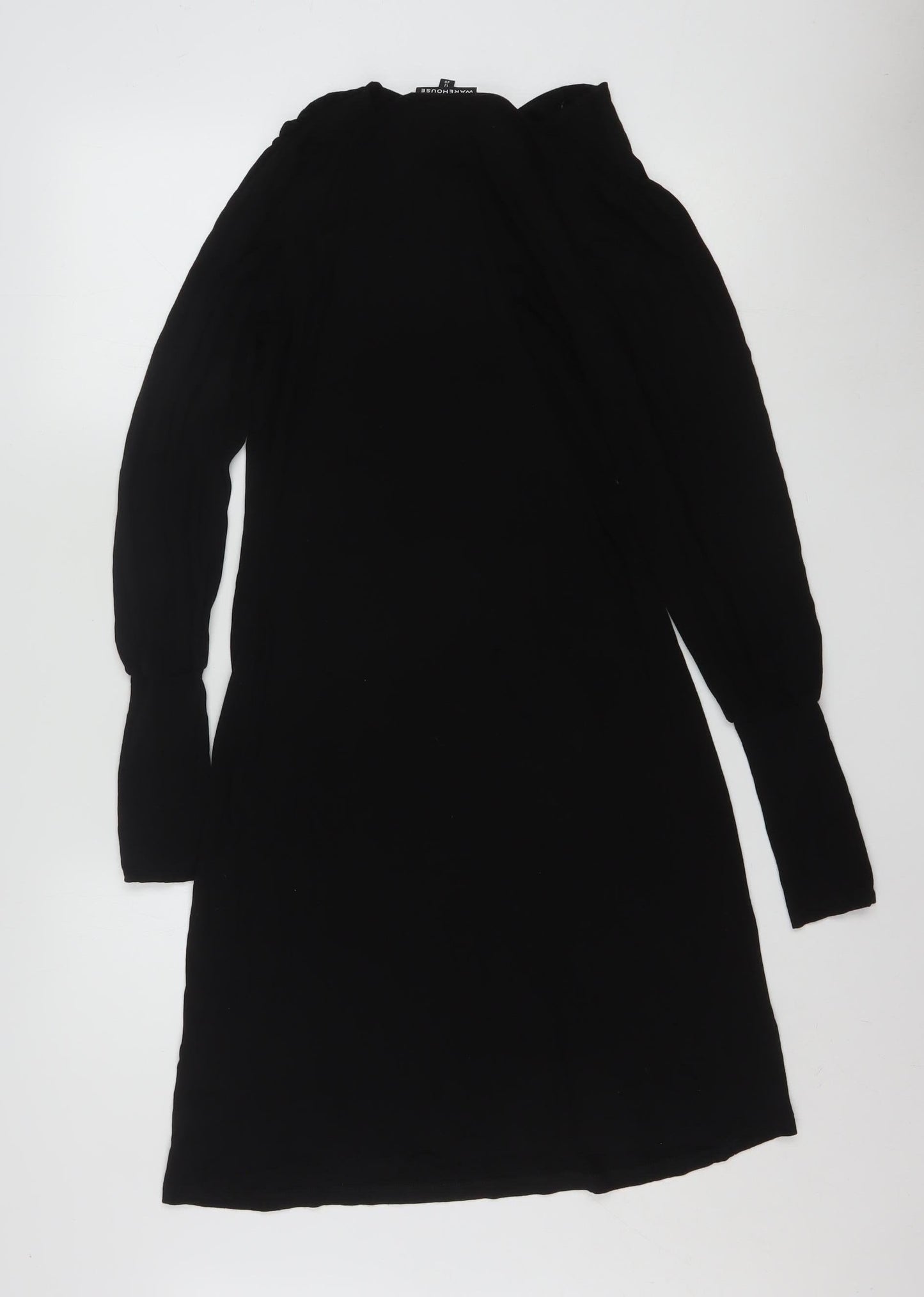 Warehouse Women’s Black Size 12 One Shoulder Bodycon Dress