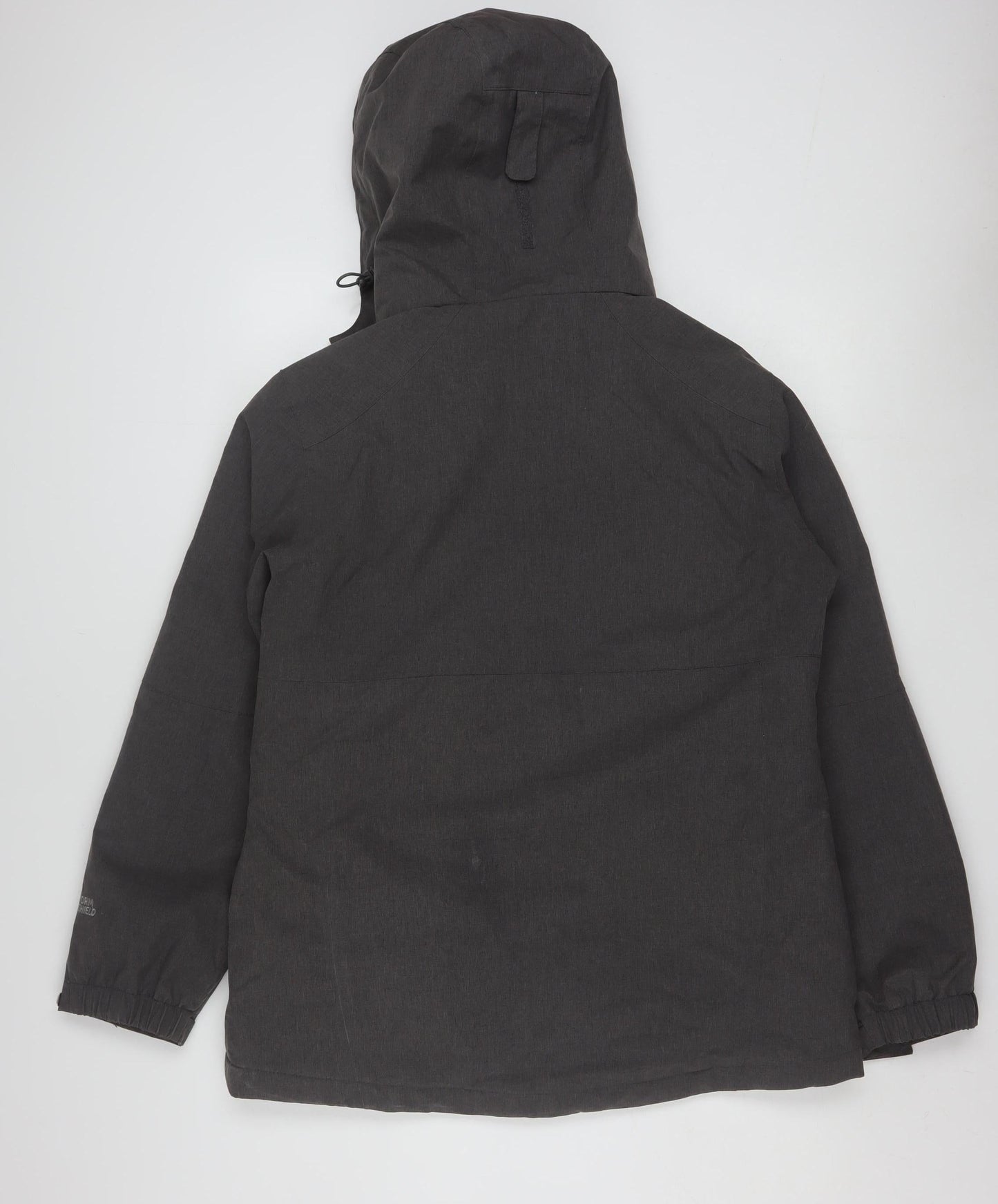 Peter Storm Womens Grey Waterproof Hooded Parka Jacket Size 14