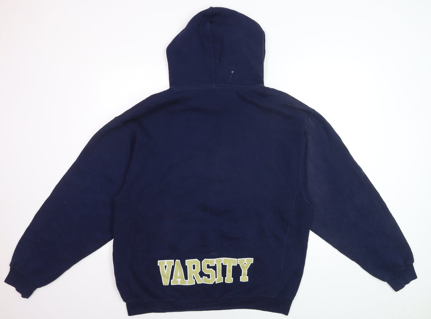 Russell Athletic Men's Blue Pullover Hoodie L Graphic Varsity Tennis
