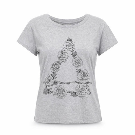 Eleven Paris Women’s Grey Floral Graphic T-Shirt Size S