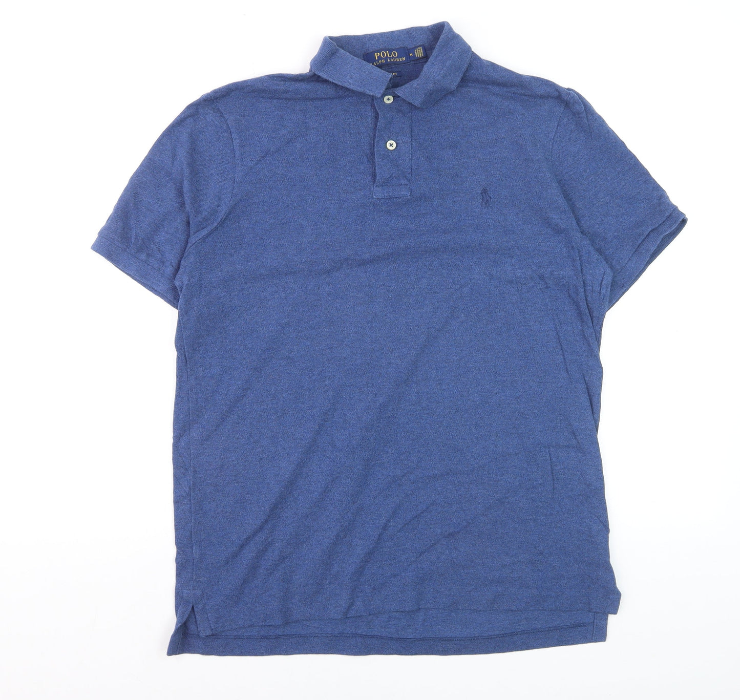 Ralph Lauren Men Blue Classic Fit Short Sleeve Polo Shirt M