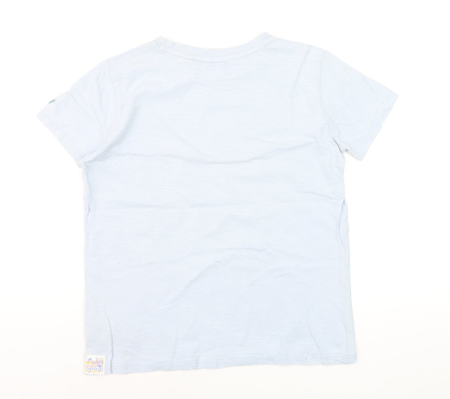 FatFace Girls Blue Graphic 'Salty Sea Days' T-Shirt 11-12 Years